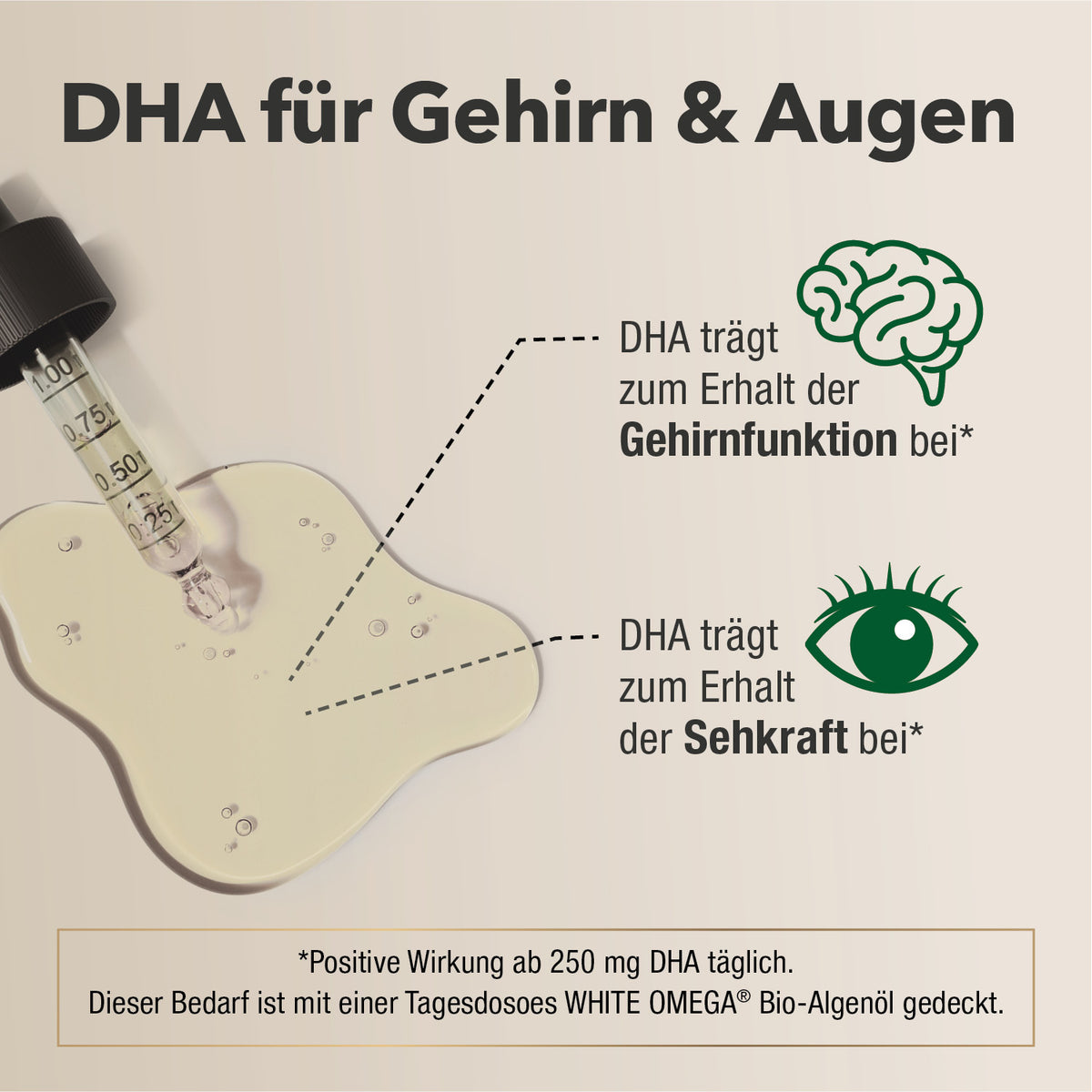 Bio Omega-3 Algenöl Tropfen