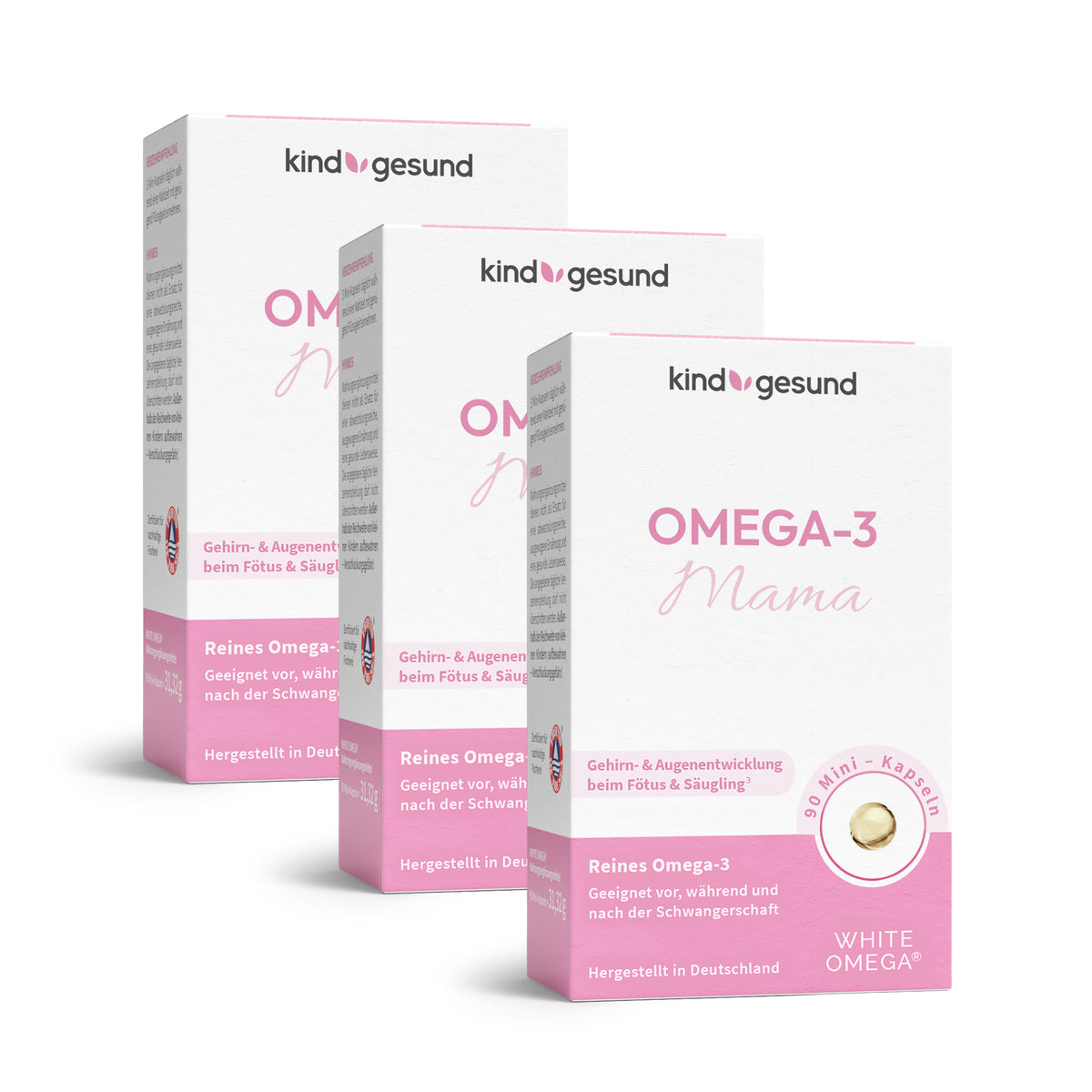 Omega-3 für die Schwangerschaft - WHITE OMEGA® Mama