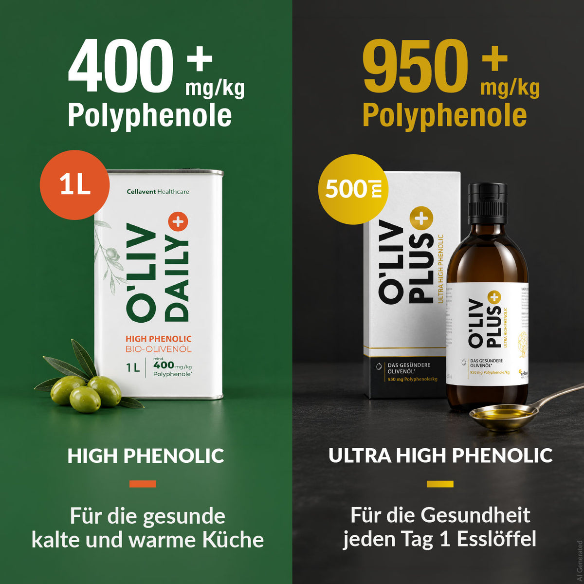 Ultra High Phenolic Olivenöl - O'Liv PLUS