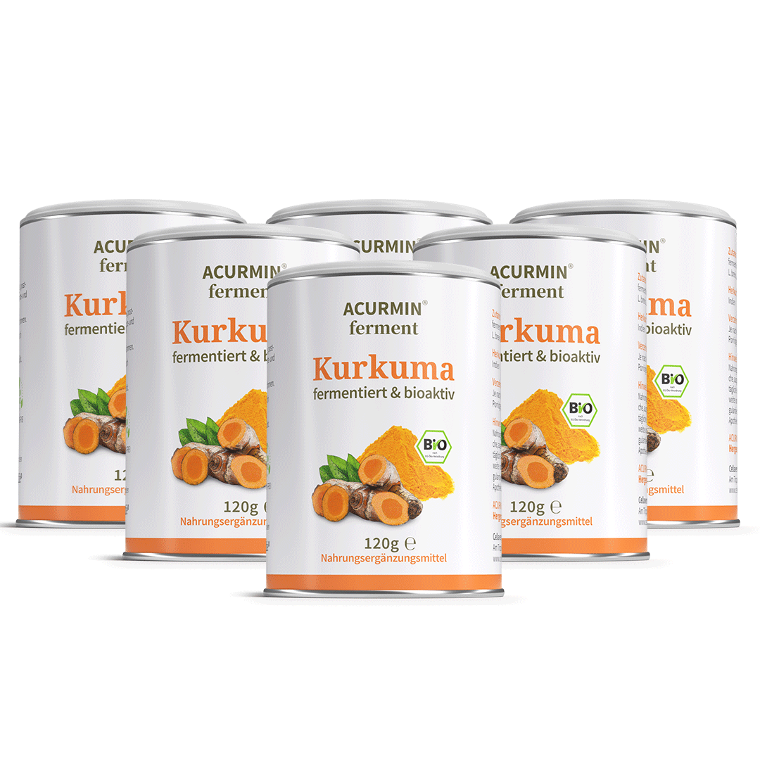 Fermentiertes Bio Kurkuma Pulver – Acurmin ferment - Cellavent Healthcare