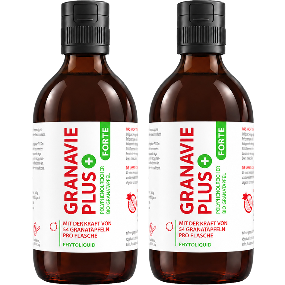 Granavie PLUS Bio-Granatapfel-Konzentrat 2 x 300 ml