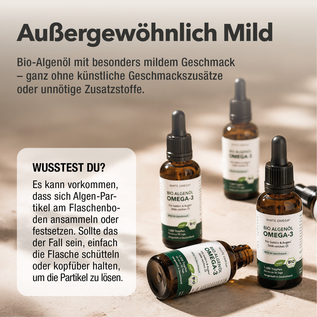 Bio Omega-3 Algenöl  Tropfen