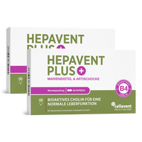 Hepavent PLUS Leberkur Cholin Kapseln – Doppelpack mit zwei Dosen