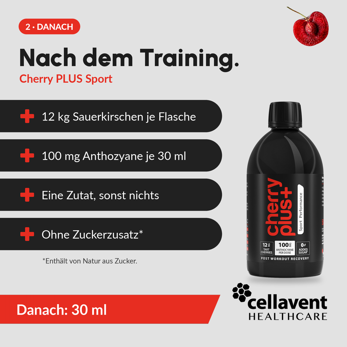 Sport-Set: Betanio PLUS Sport + Cherry PLUS Sport + White Omega Forte