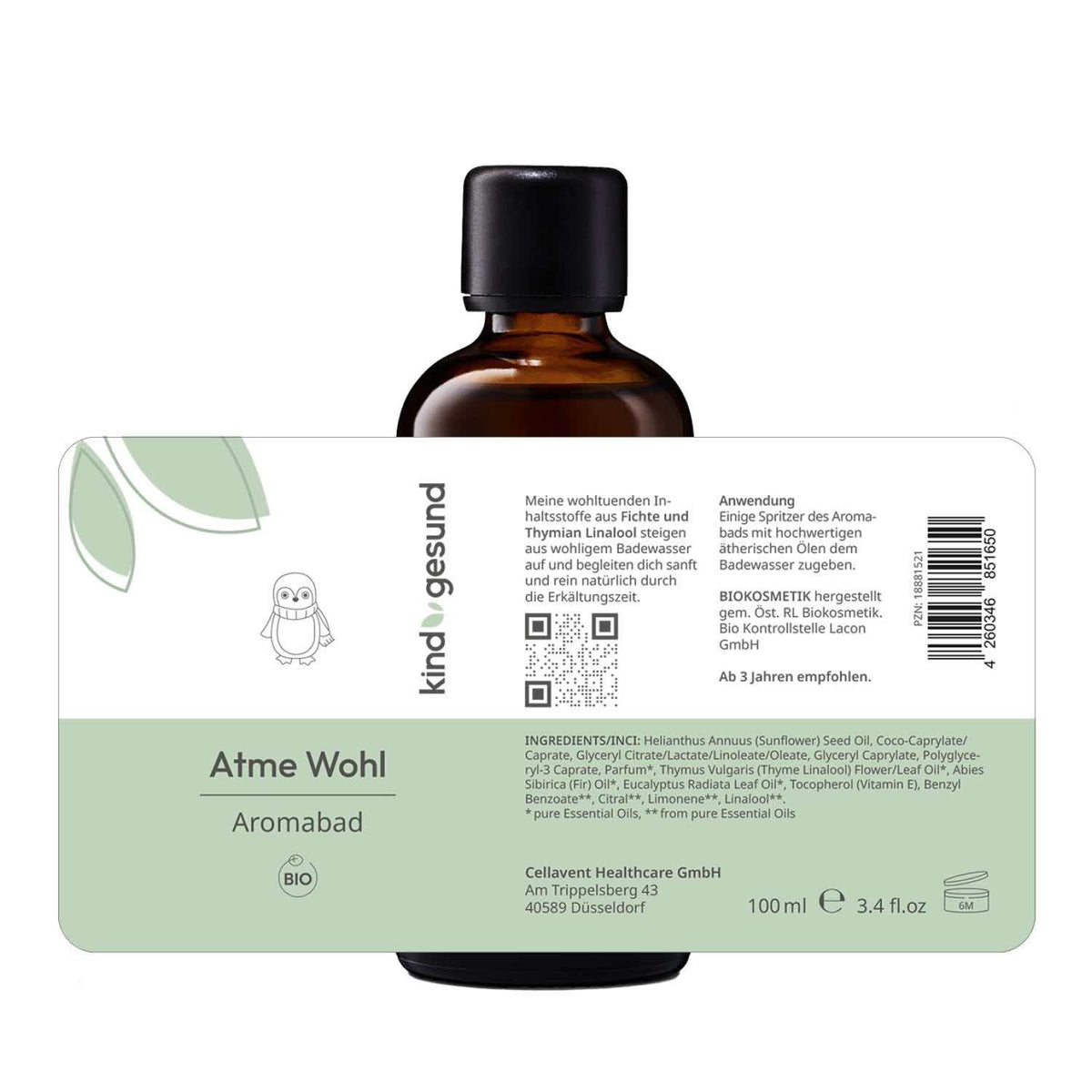 Bio - Atme Wohl Aromabad - Cellavent Healthcare