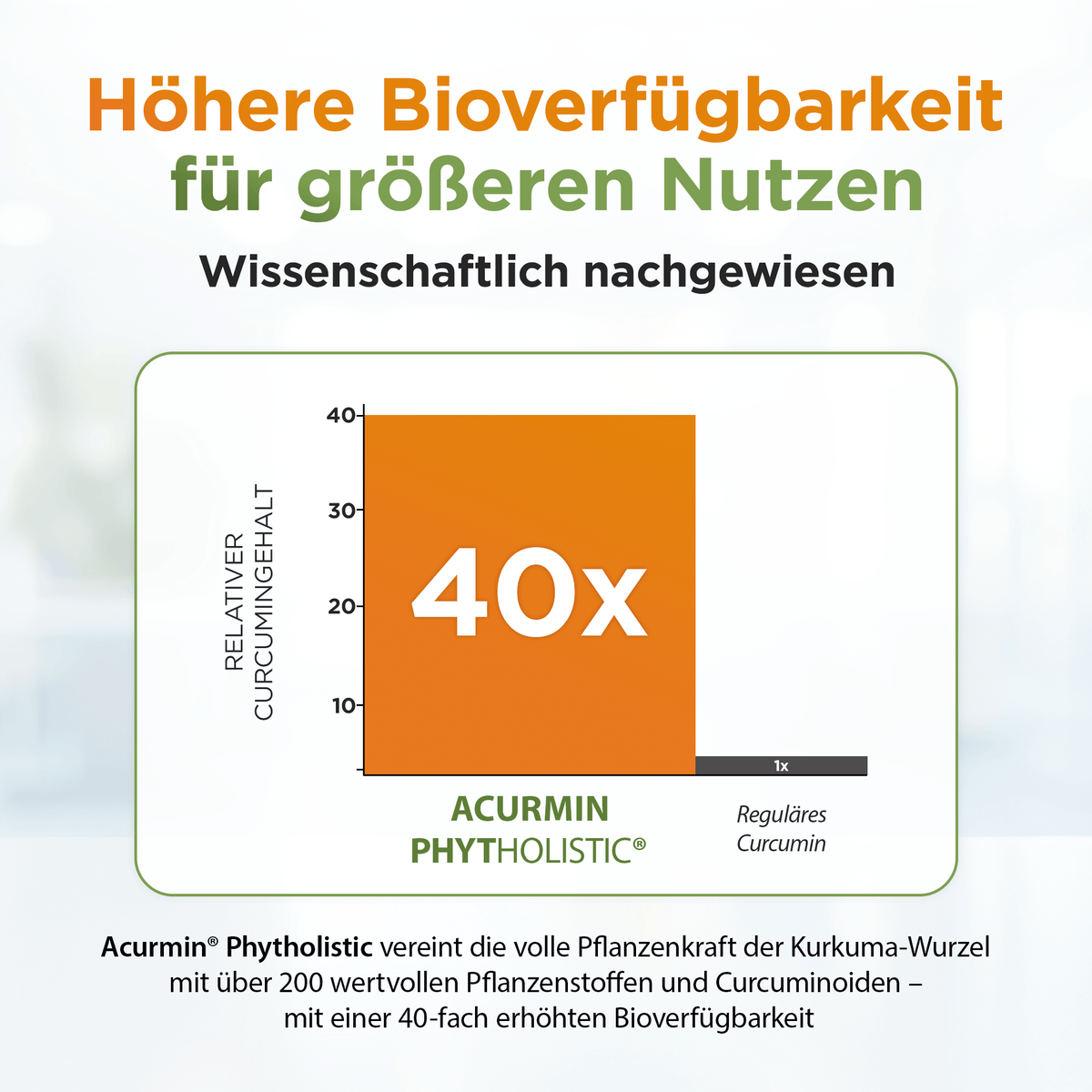 Bio Kurkuma Kapseln ohne Pfeffer – Acurmin Phytholistic - Cellavent Healthcare