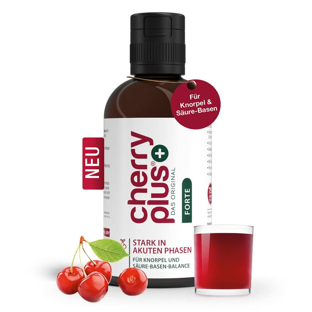 Cherry PLUS Forte Konzentrat - Hochkonzentriertes Sauerkirsch Konzentrat mit Vitamin C und Zink - Cellavent Healthcare