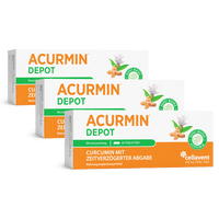 Depot - Kurkuma Tabletten mit verzögerter Curcumin - Freisetzung – Acurmin DEPOT - Cellavent Healthcare