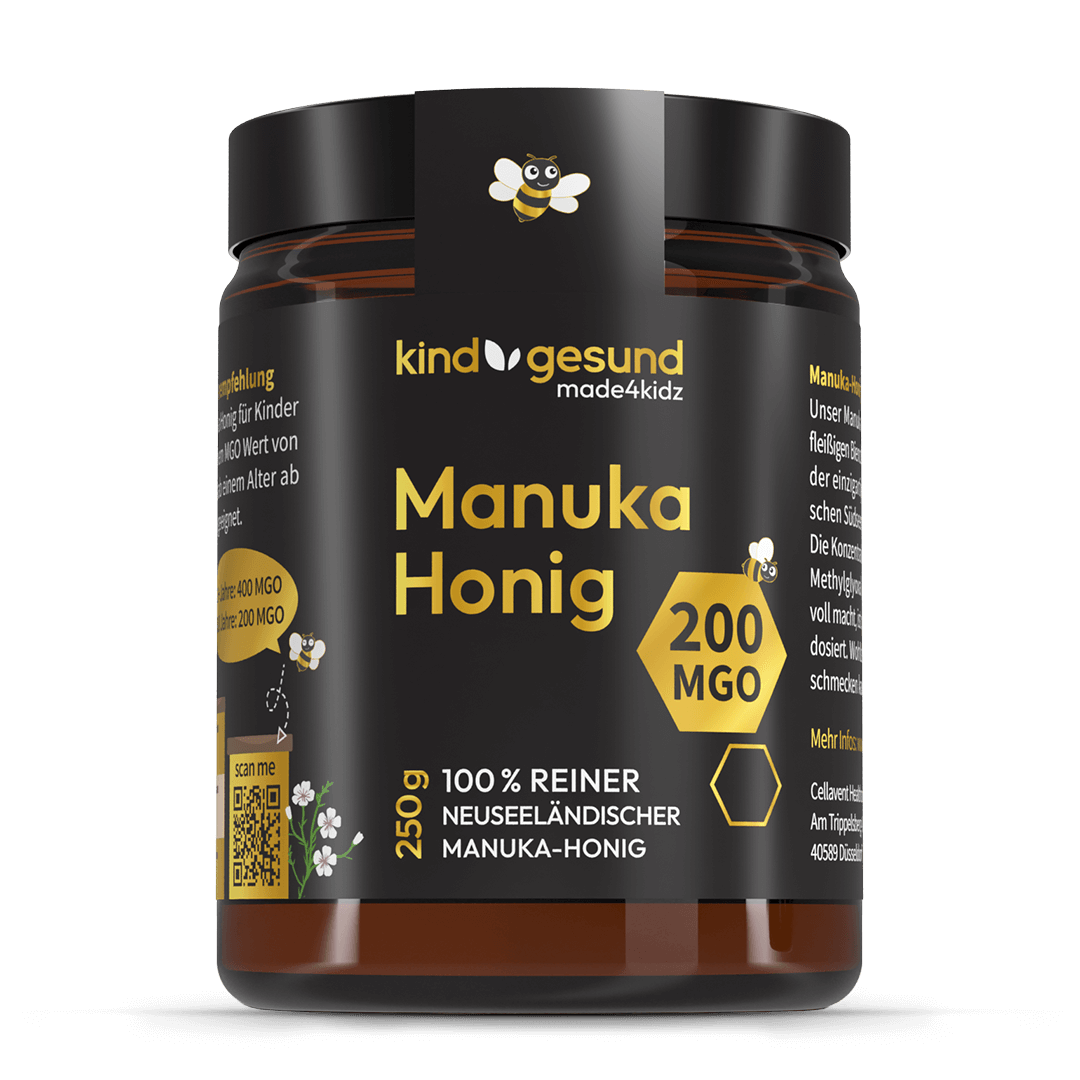 Manuka Honig für Kinder 200 MGO - Cellavent Healthcare