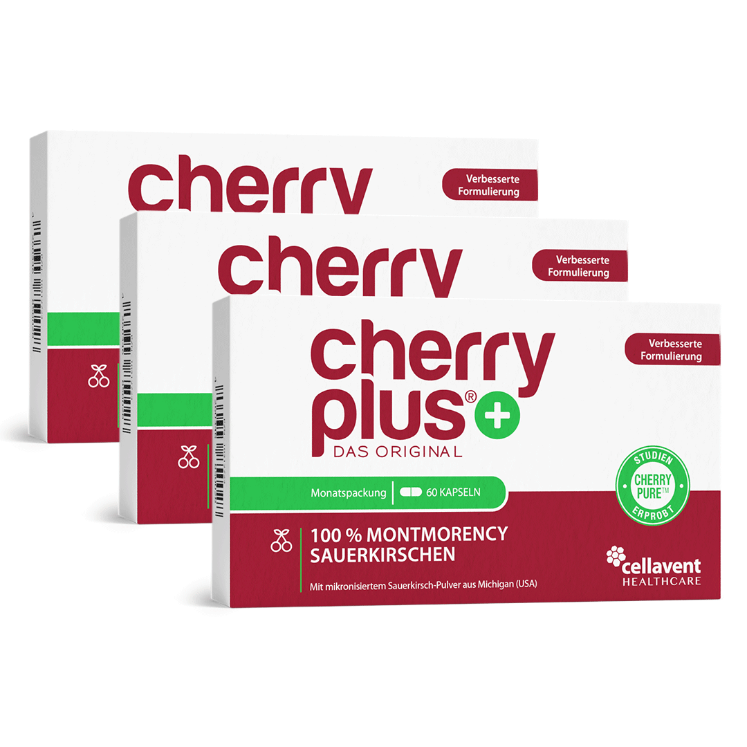 Montmorency Sauerkirsche Kapseln - Cherry PLUS - Cellavent Healthcare