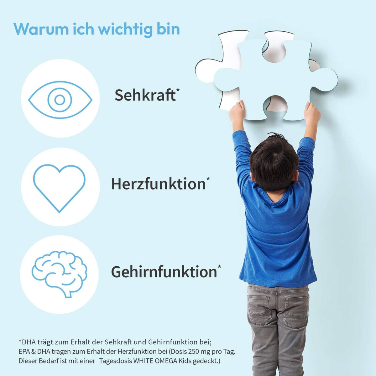 Omega 3 für Kinder - Fischölkapseln - WHITE OMEGA Kids - Cellavent Healthcare