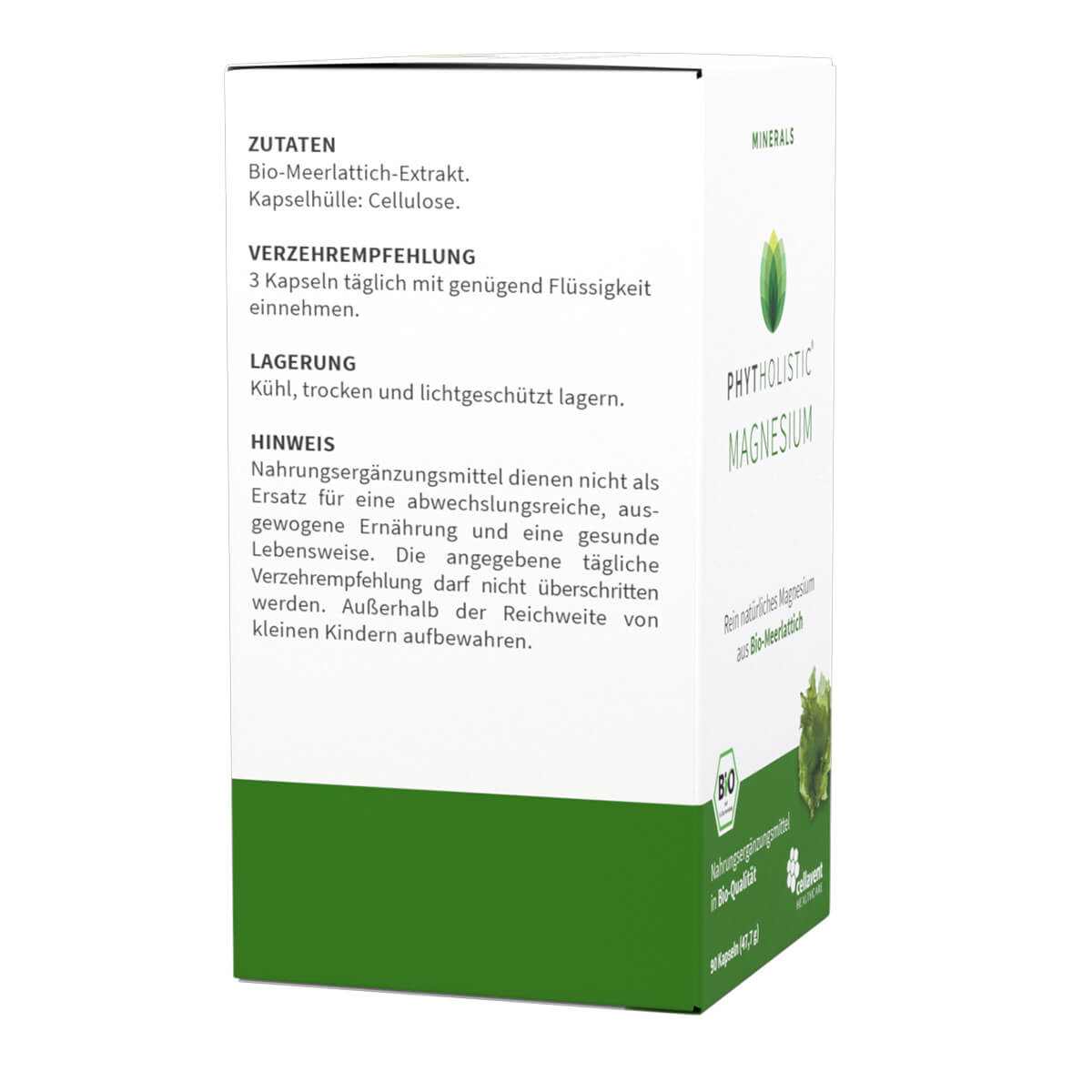 Bio Magnesium Tabletten - Phytholistic Magnesium - Cellavent Healthcare